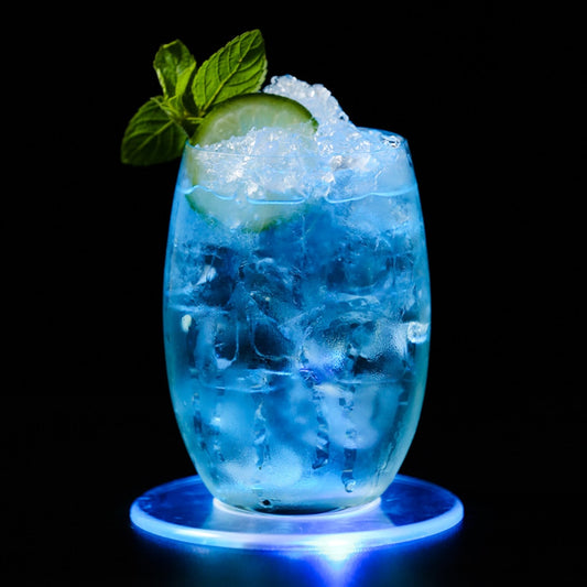 Acrylic Crystal LED Light Cocktail Coaster